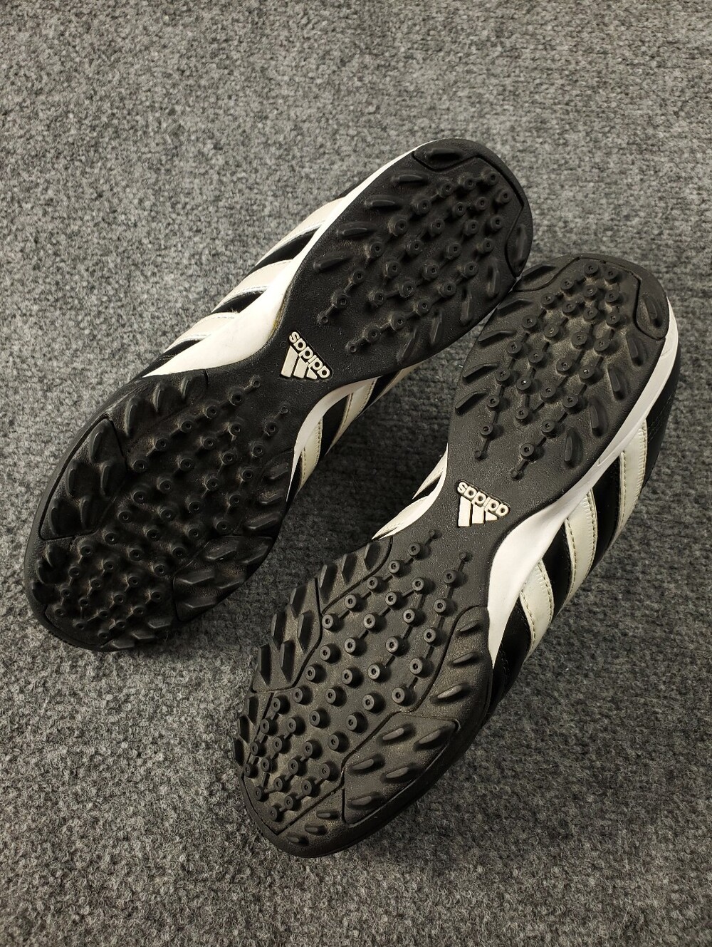 Adidas AdiNova TRX II TF Turf Soccer Shoes 7.5 Black White Leather Cleats G14383 - Picture 9 of 14